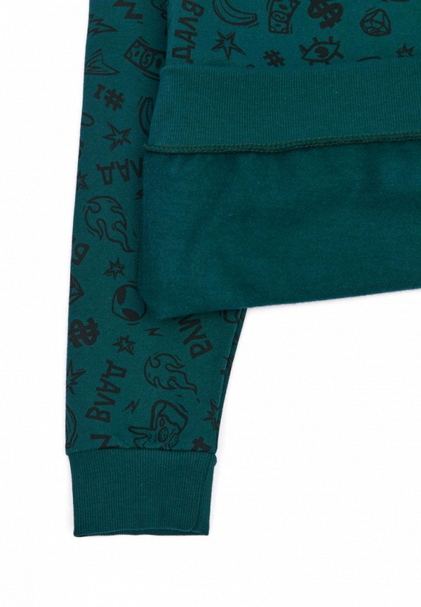 Свитшот Modis бирюзовый, размер 134, фото 2