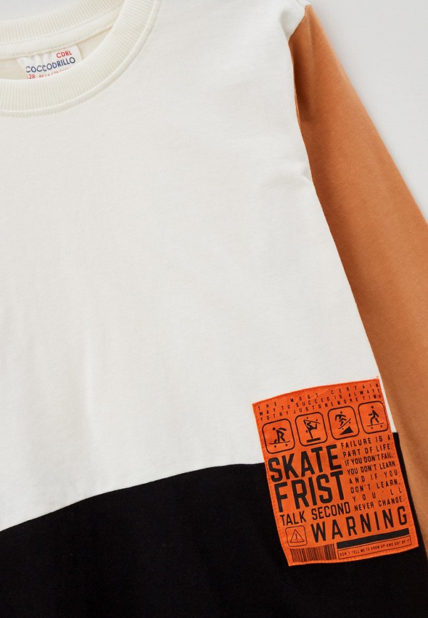 Лонгслив Coccodrillo разноцветный, размер 164, фото 3