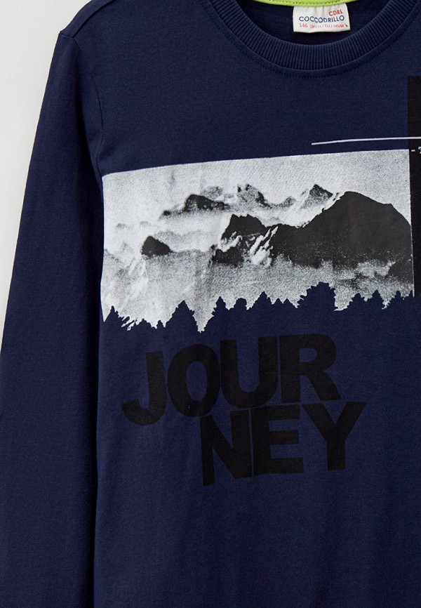 Лонгслив Coccodrillo синий, размер 146, фото 3