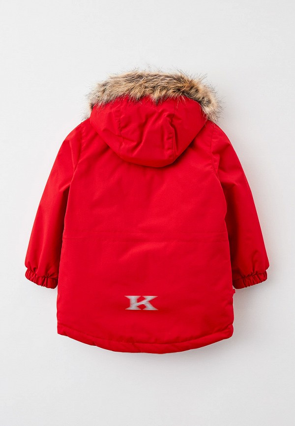 Куртка для мальчика утепленная Kerry цвет красный  Фото 2