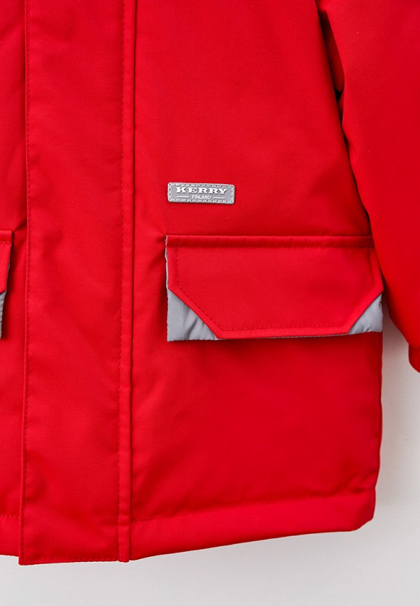 Куртка для мальчика утепленная Kerry цвет красный  Фото 3