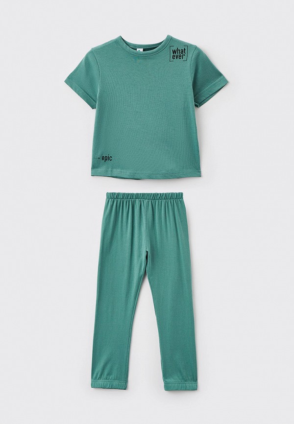 Пижама для мальчика Acoola цвет зеленый 