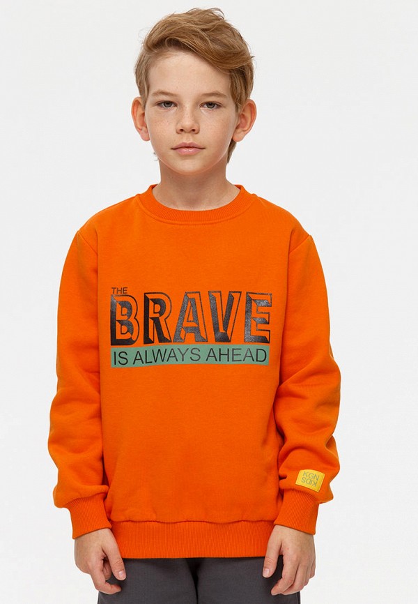 Свитшот Kogankids оранжевый, размер 122, фото 3