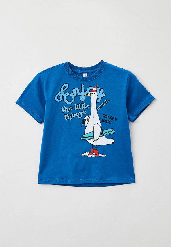 

Футболка Sela, Голубой, New Year Collection