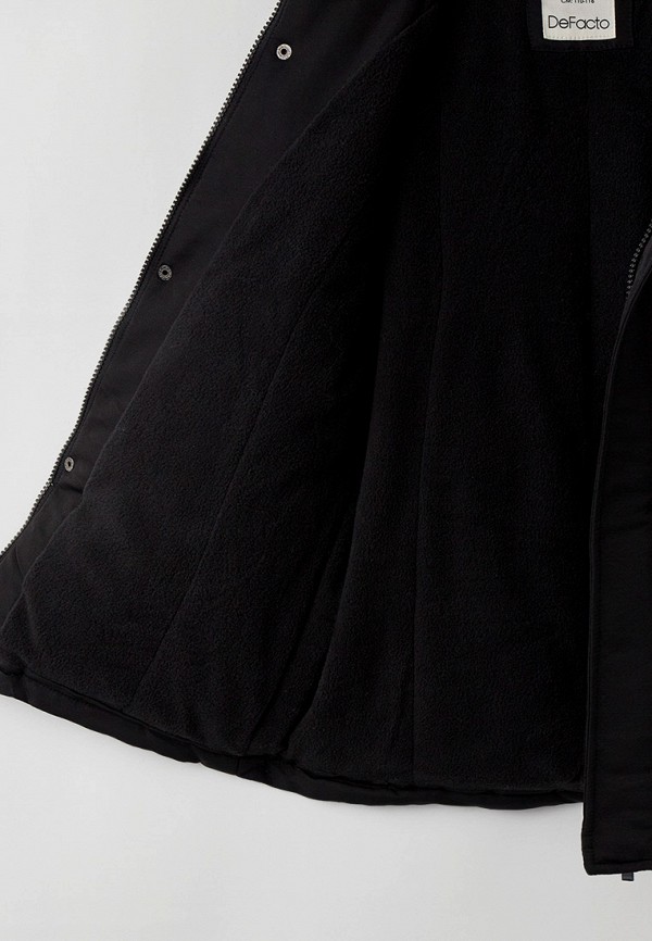 Куртка для мальчика утепленная DeFacto цвет черный  Фото 5