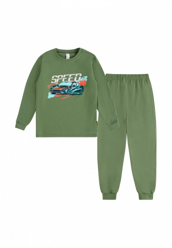 Пижама для мальчика Bossa Nova цвет зеленый 