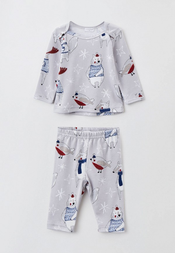 Пижама для мальчика Ete Children цвет серый 