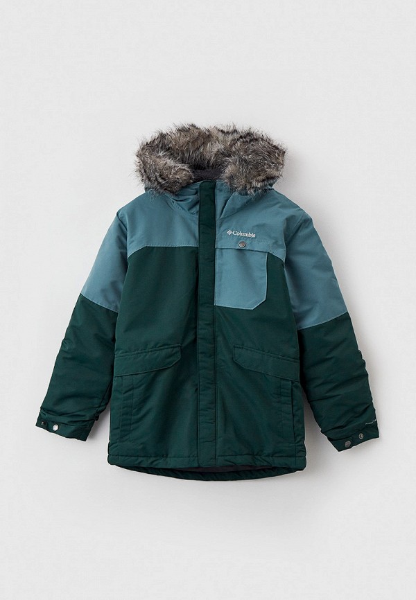 Куртка для мальчика горнолыжная Columbia цвет зеленый 