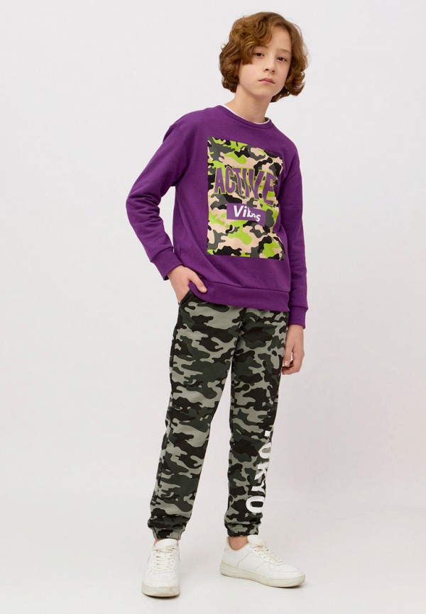 Свитшот Modis фиолетовый, размер 146, фото 4