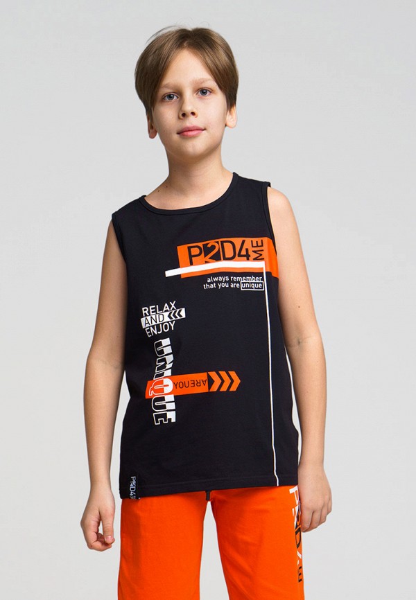 Майка PlayToday черный, размер 158, фото 4