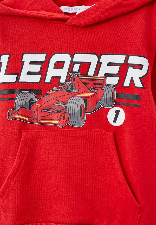 Худи Modis красный, размер 98, фото 3