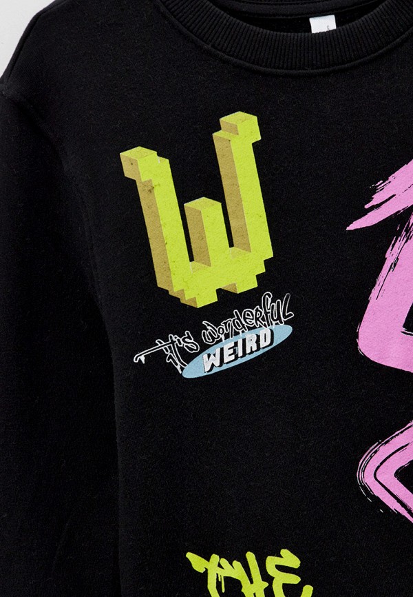 Свитшот Sela черный, размер 146, фото 3