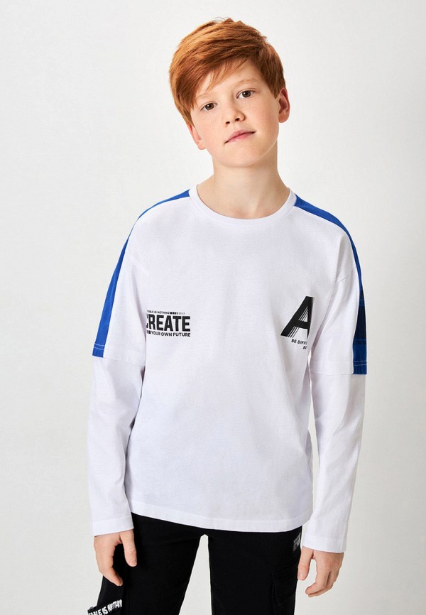 Лонгслив Acoola белый, размер 134, фото 4