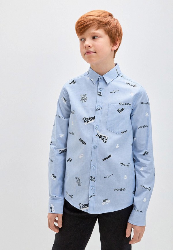 Рубашка Acoola голубой, размер 122, фото 4