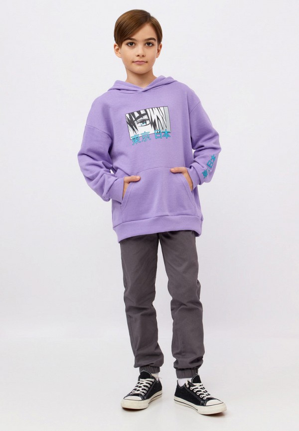 Худи Modis фиолетовый, размер 140, фото 5