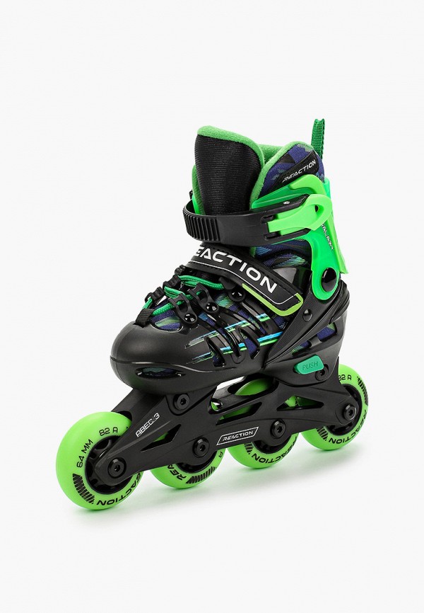 Ролики Reaction черный, размер 32, фото 2