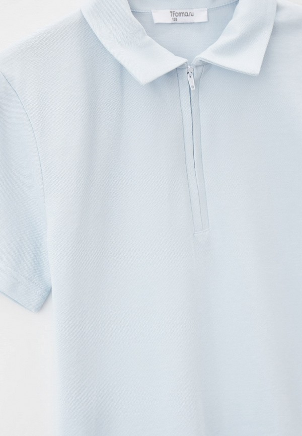 Поло Tforma голубой, размер 158, фото 3