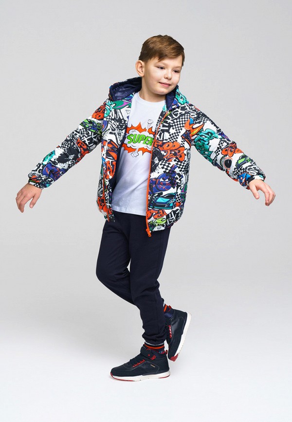 фото Куртка утепленная, футболка и брюки спортивные playtoday