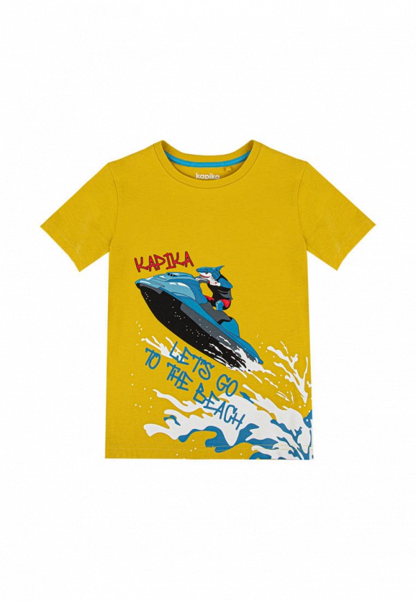 Футболка Kapika желтый, размер 98, фото 1