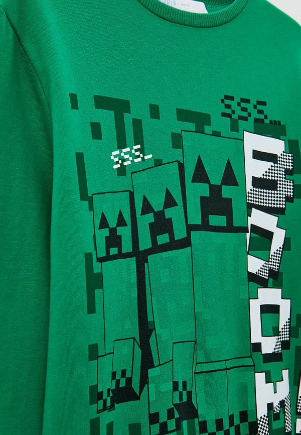 Свитшот Modis зеленый, размер 158, фото 3