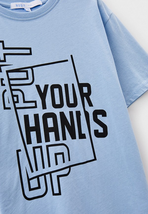 Футболка Modis голубой, размер 152, фото 3