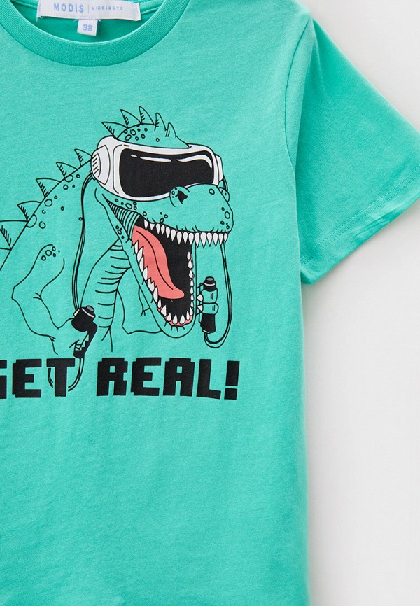 Футболка Modis бирюзовый, размер 122, фото 3