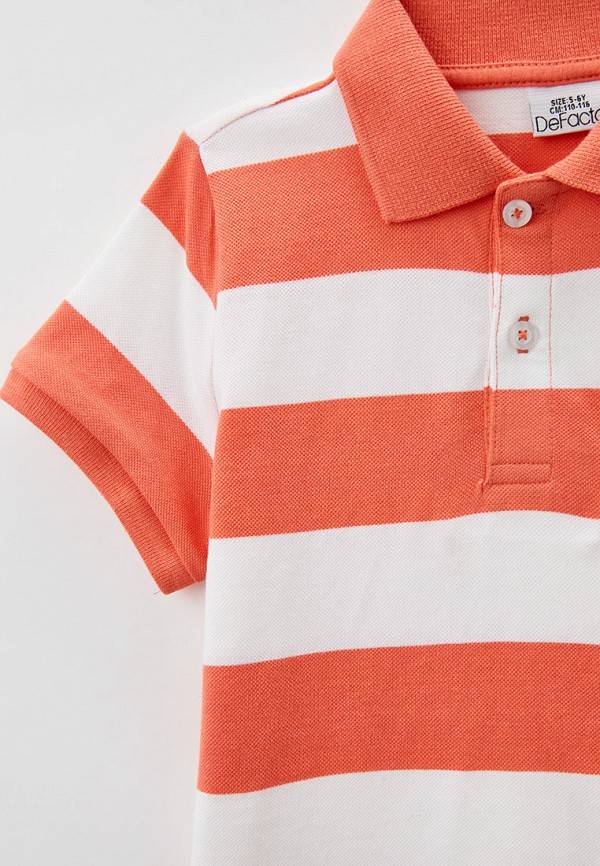 Поло D&F коралловый, размер 14, фото 3