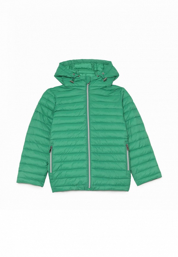 Куртка утепленная Sei Tu зеленого цвета