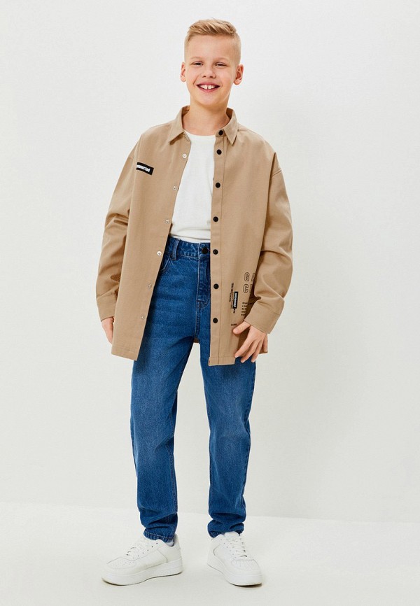 Рубашка Acoola бежевый, размер 134, фото 5