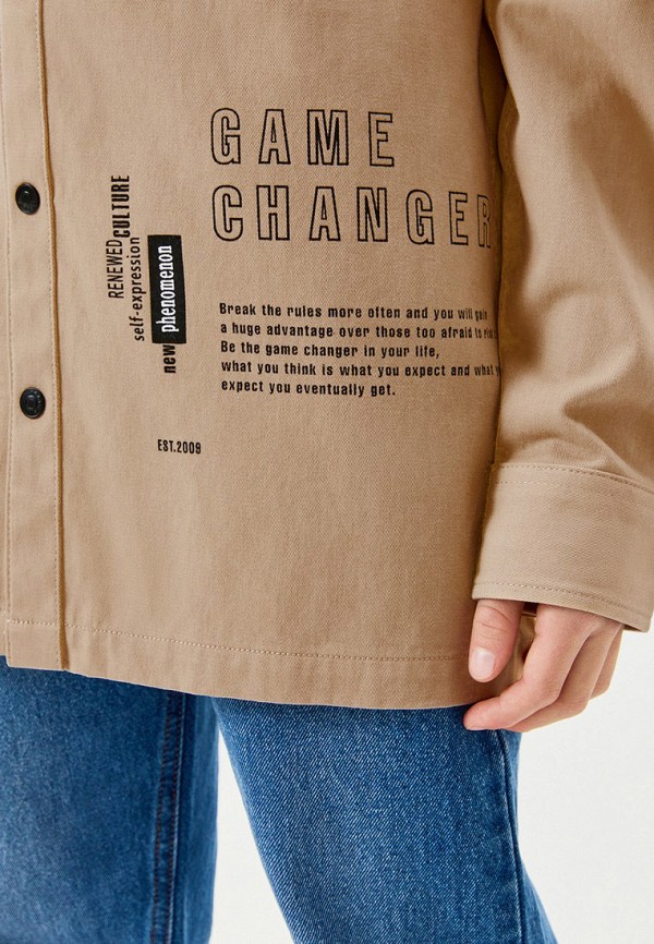 Рубашка Acoola бежевый, размер 134, фото 8