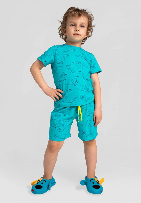 Футболка и шорты PlayToday бирюзовый, размер 110, фото 7