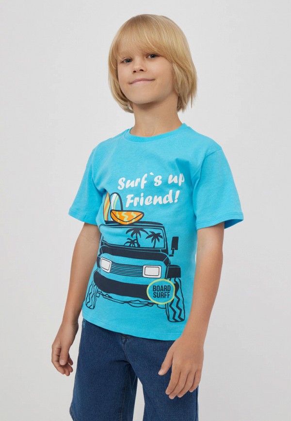 Футболка Modis голубой, размер 110, фото 3