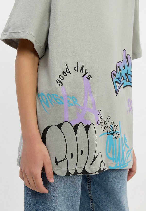 Футболка Modis серый, размер 128, фото 5