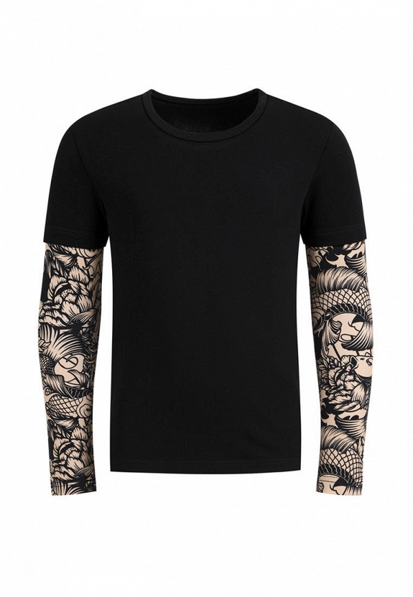 Лонгслив Апрель черный, размер 98, фото 1