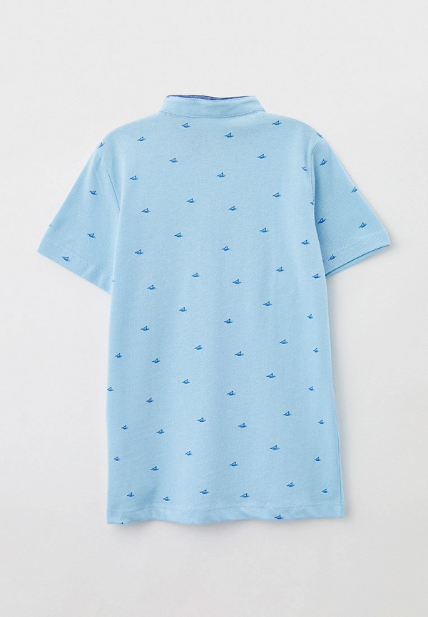 Поло D&F голубой, размер 14, фото 2