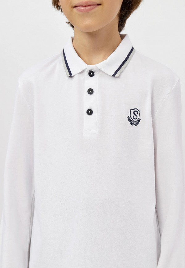 Поло Modis белый, размер 122, фото 5