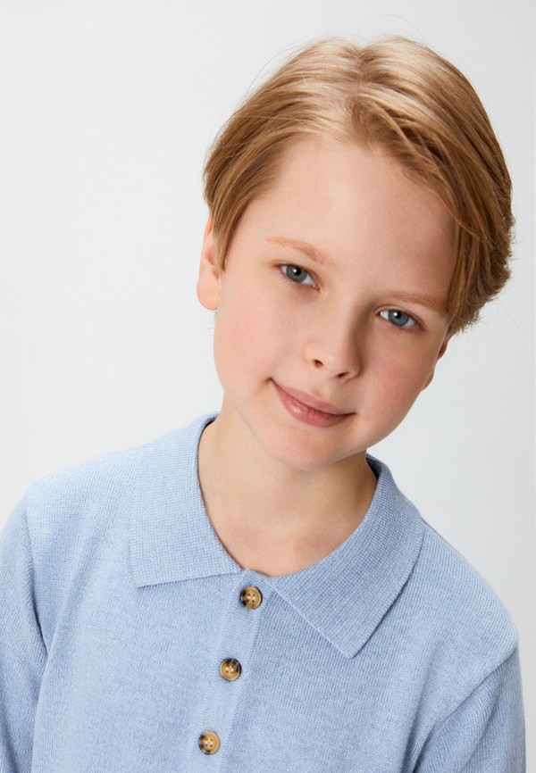 Поло Acoola голубой, размер 140, фото 6