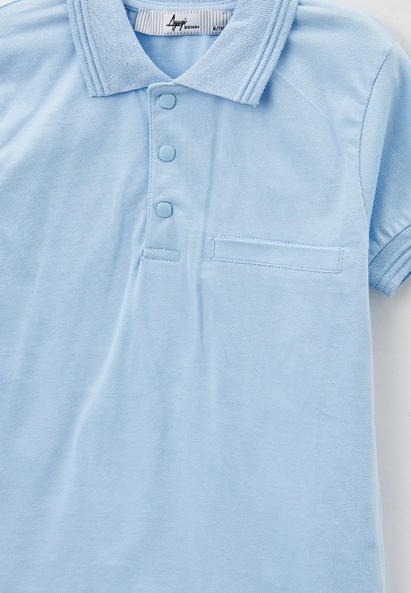 Поло Ayugi Jeans голубой, размер 134, фото 3