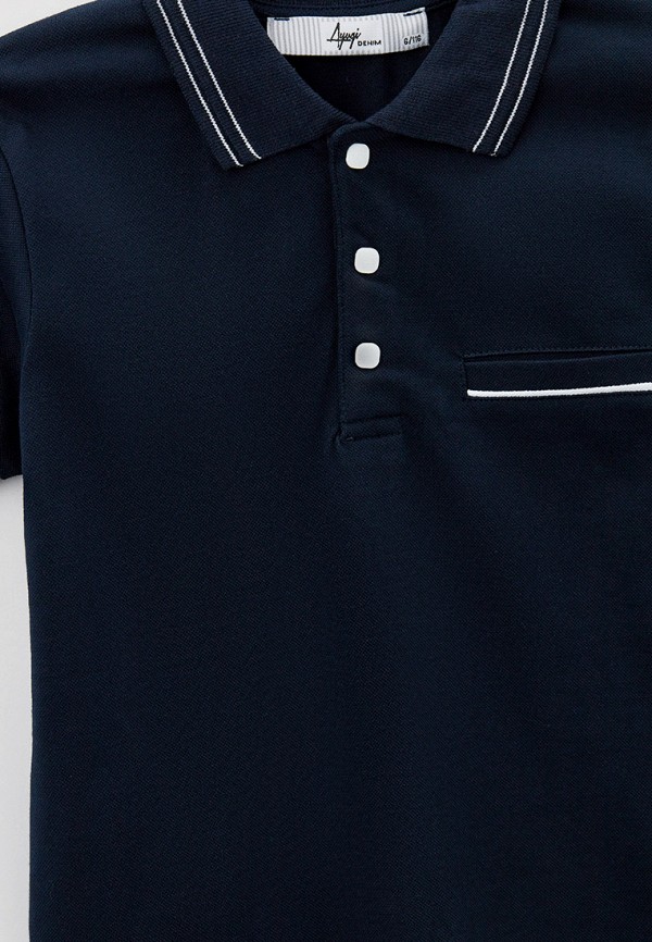 Поло Ayugi Jeans синий, размер 122, фото 3