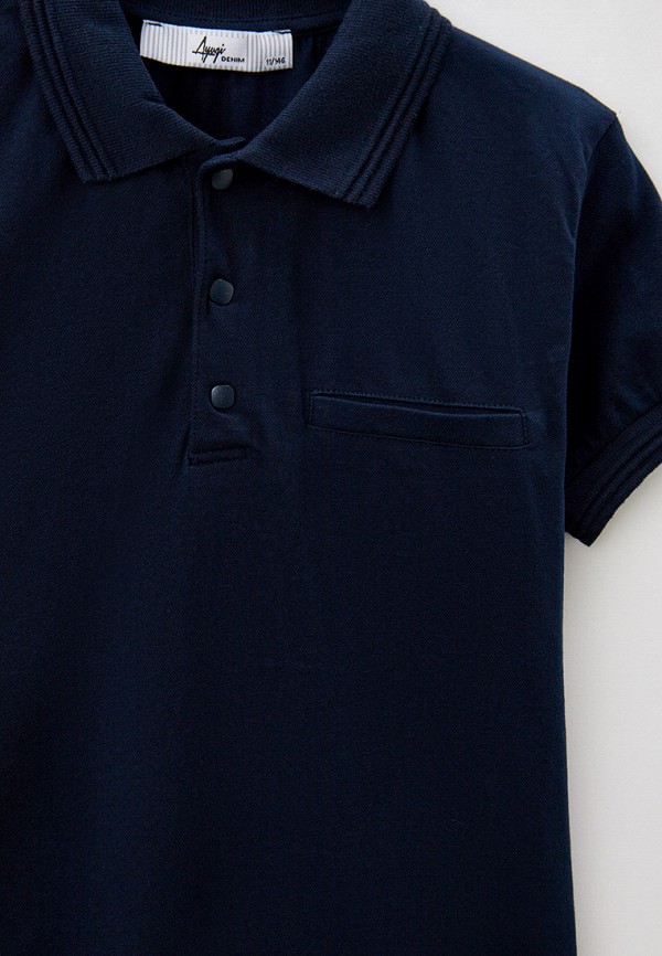 Поло Ayugi Jeans синий, размер 164, фото 3