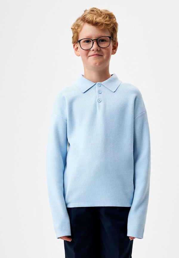 Джемпер Sela голубой, размер 158, фото 4