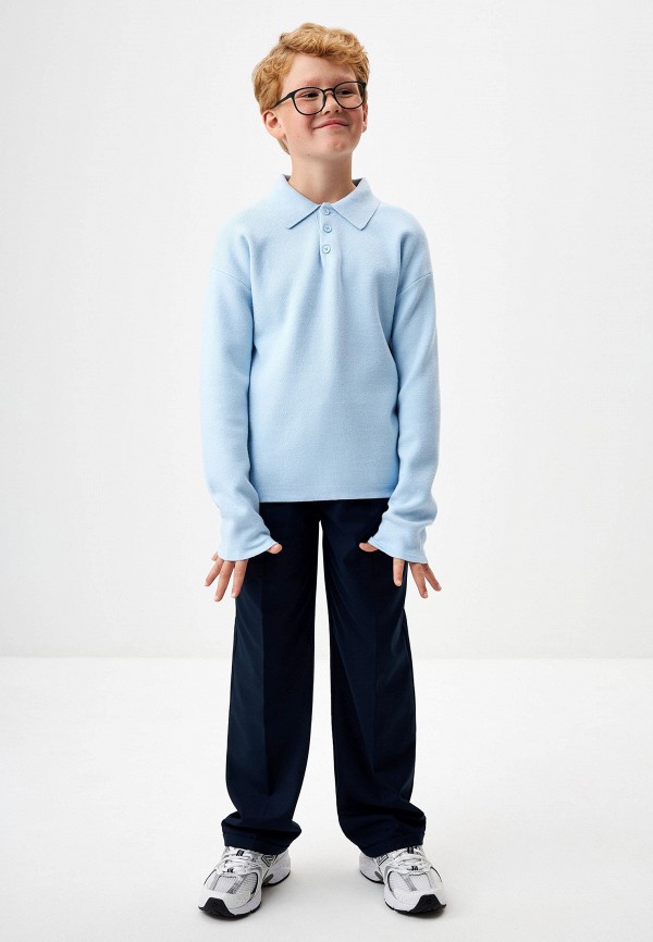 Джемпер Sela голубой, размер 158, фото 5