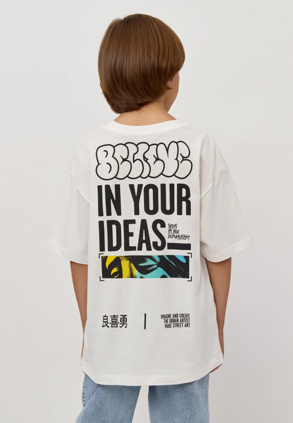 Футболка Modis белый, размер 152, фото 4