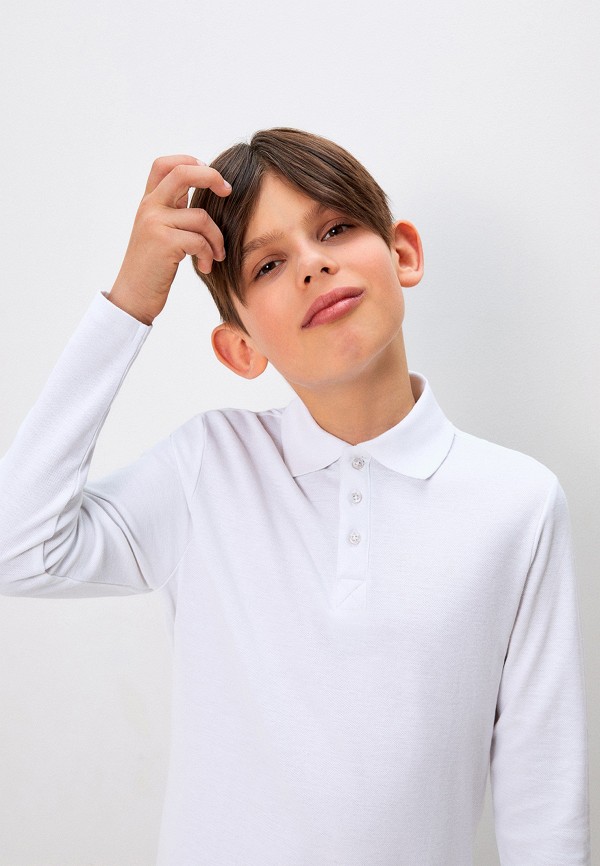 Поло Acoola белый, размер 152, фото 6