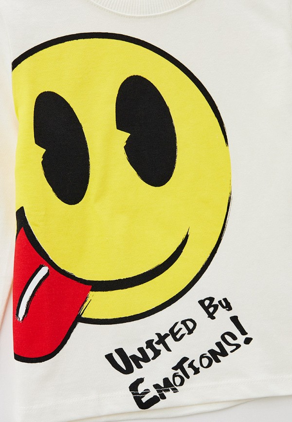 Лонгслив Sela белый, размер 92, фото 3