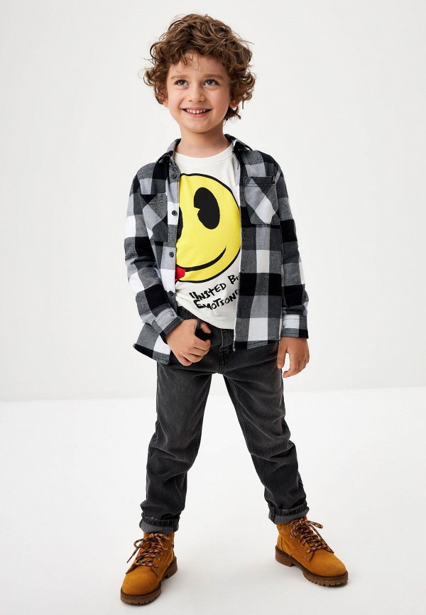 Лонгслив Sela белый, размер 92, фото 5