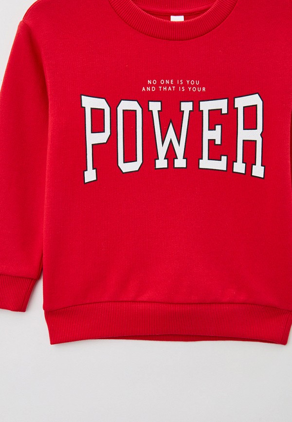 Свитшот Sela красный, размер 92, фото 3