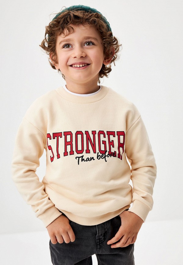 Свитшот Sela бежевый, размер 110, фото 4
