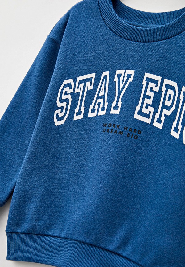 Свитшот Sela синий, размер 110, фото 3