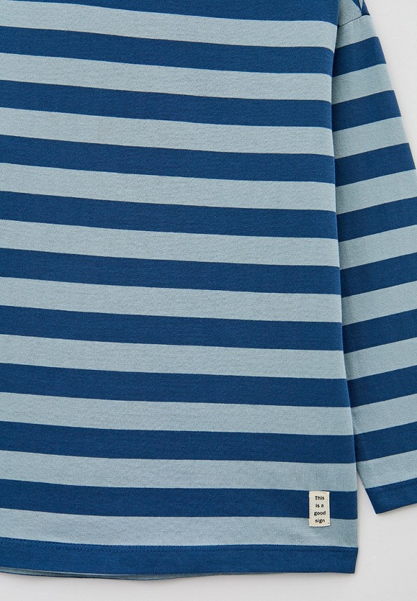 Лонгслив Sela голубой, размер 164, фото 3